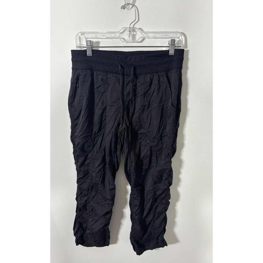 The North Face Capri Black Pants Women's Medium Drawstring Waist